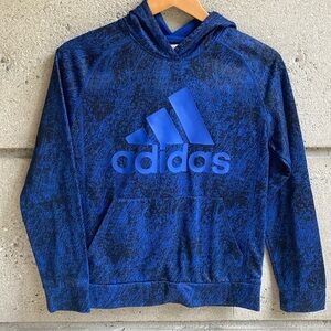 Adidas Hoody Blue Patterned